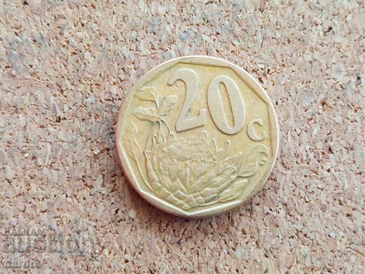 Южна Африка 20 цента, 2016 г. Южна Африка 20 цента, 2016 г.
