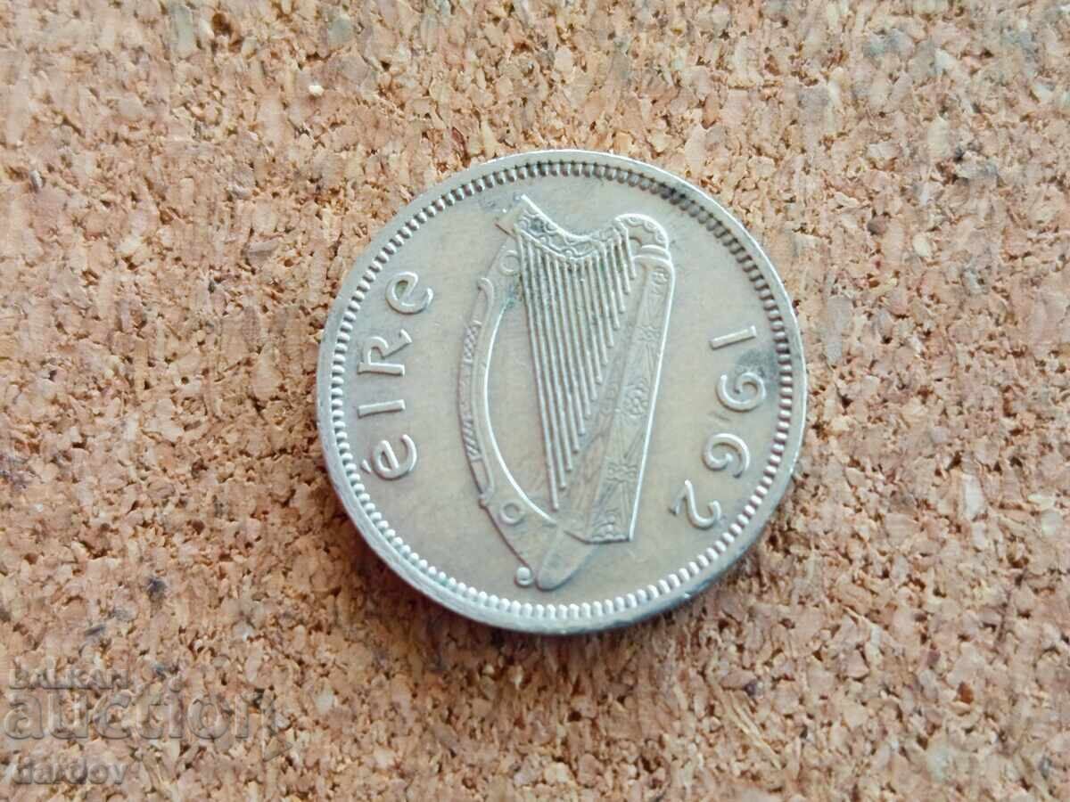 Ireland 3 pence, 1962 with price € 1.75 | 3.42 BGN