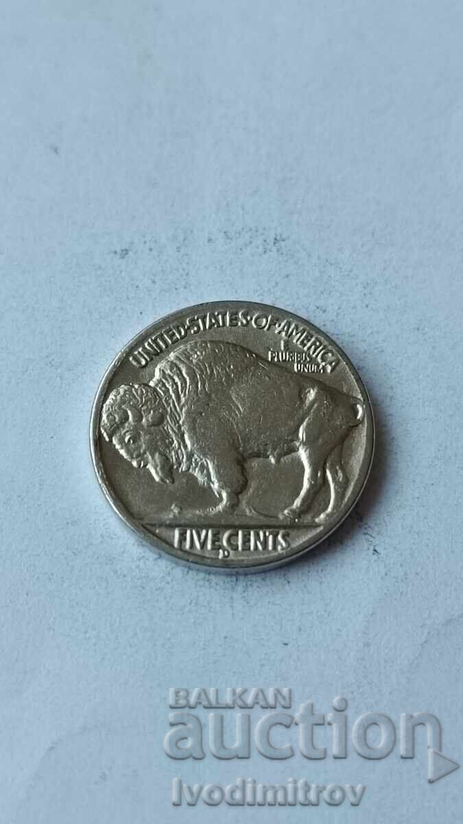САЩ 5 цента 1937 D Реплика !!! САЩ 5 цента 1937 D Реплика !!!