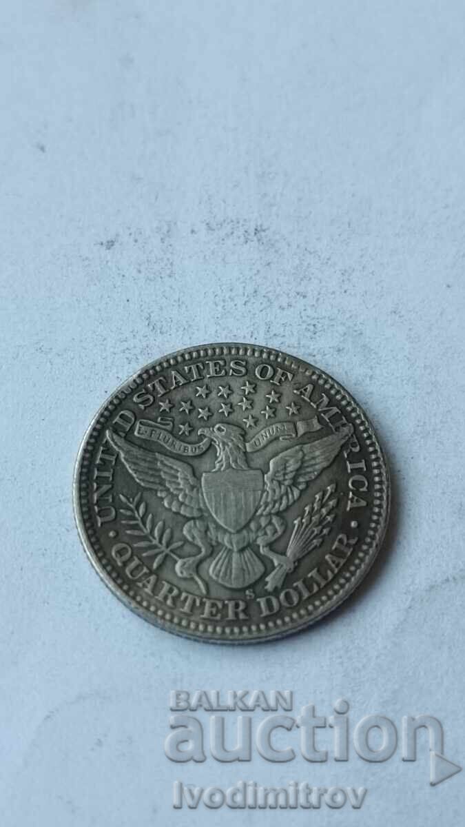 САЩ 1/4 долар 1901 Реплика !!! САЩ 1/4 долар 1901 Реплика !!!