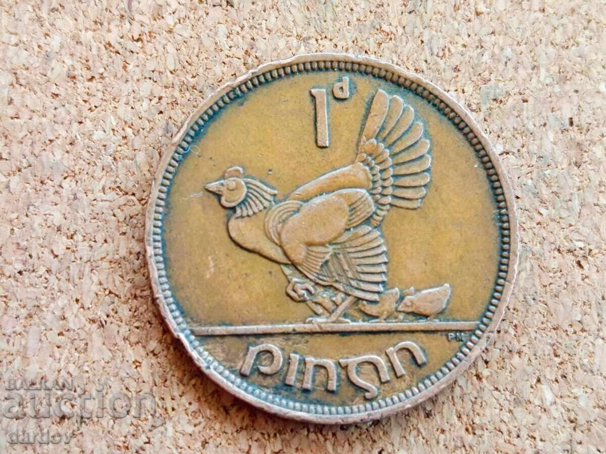 Ирландия 1 пени, 1942 г.