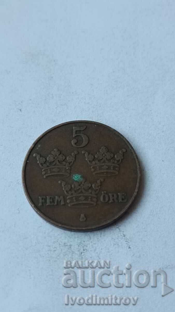 Suedia 5 öre 1919