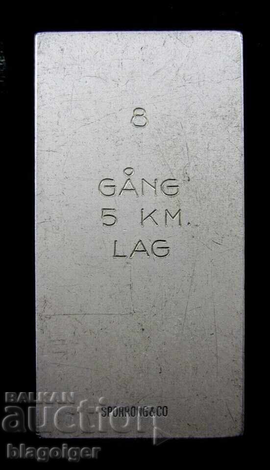 Auction Swedish National Sports Federation 1958 Plaque Auction Swedish National Sports Federation 1958 Plaque