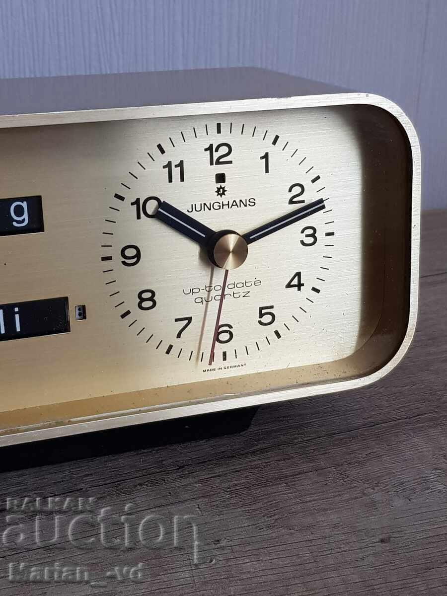 Επιτραπέζιο ρολόι Old Junghans ΜΕ ΗΜΕΡΟΜΗΝΙΑ ΚΑΙ ΗΜΕΡΑ ΜΗΝΑ - 5 Επιτραπέζιο ρολόι Old Junghans ΜΕ ΗΜΕΡΟΜΗΝΙΑ ΚΑΙ ΗΜΕΡΑ ΜΗΝΑ - 5