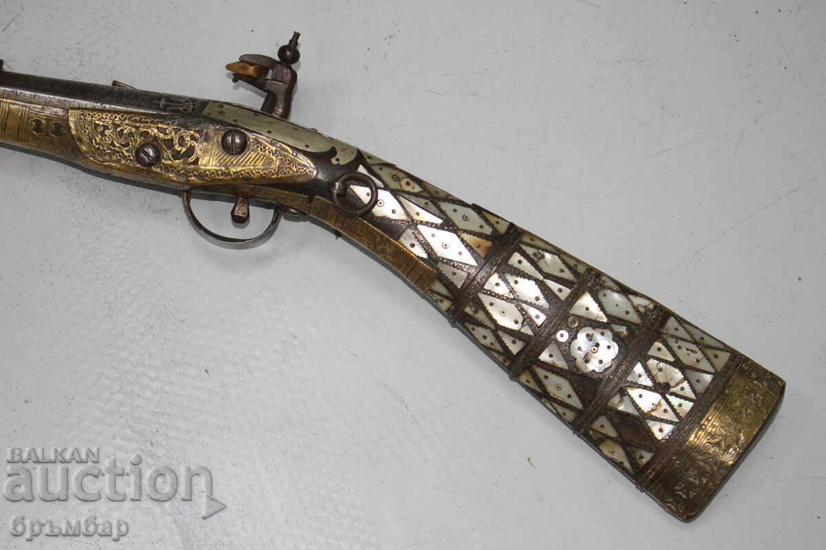 Balkan flintlock rifle, Djaferdar, flintlock, Boylia - 5