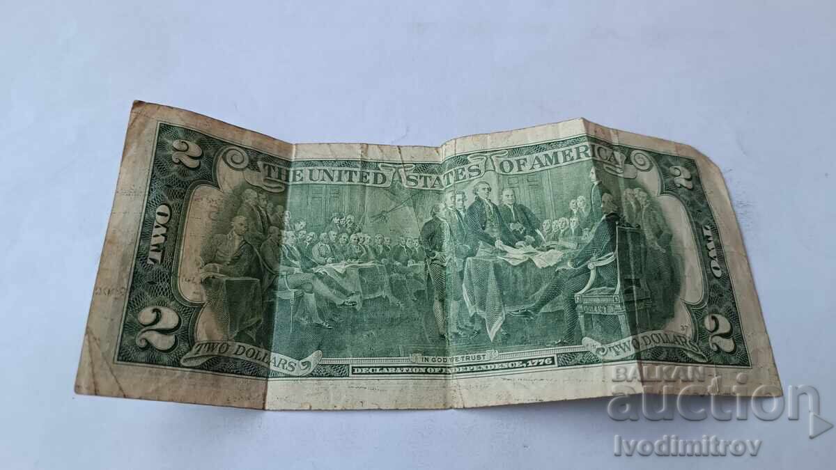 SUA 2 dolari 2013 cu preț € 2.84 | 5.55 BGN