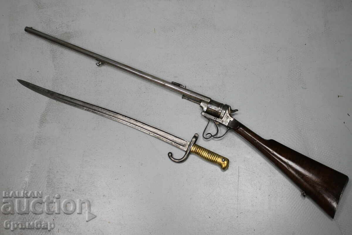 Σπάνιο ρεvol’vernoe τουφέκι καραμπίνα με ξιφολόγχη, περίστροφο - 5 Σπάνιο ρεvol’vernoe τουφέκι καραμπίνα με ξιφολόγχη, περίστροφο - 5