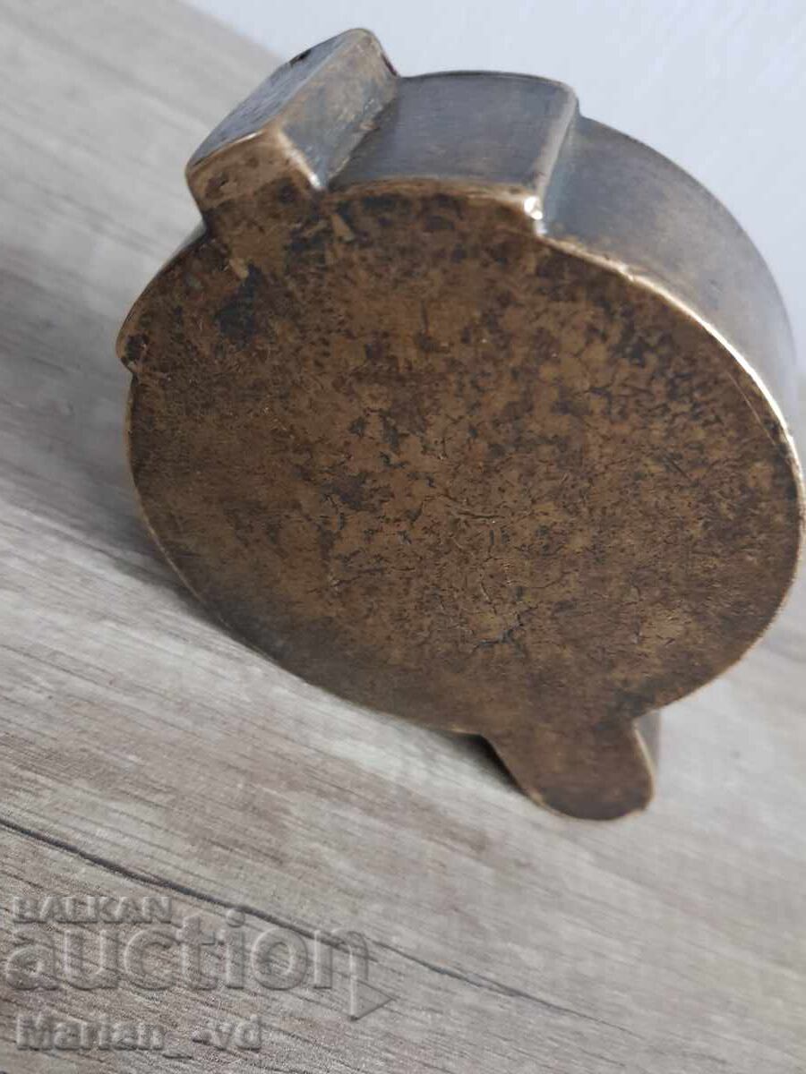 Παράδοση Παλιά μπρούτζινη μεταλλευτική λάμπα