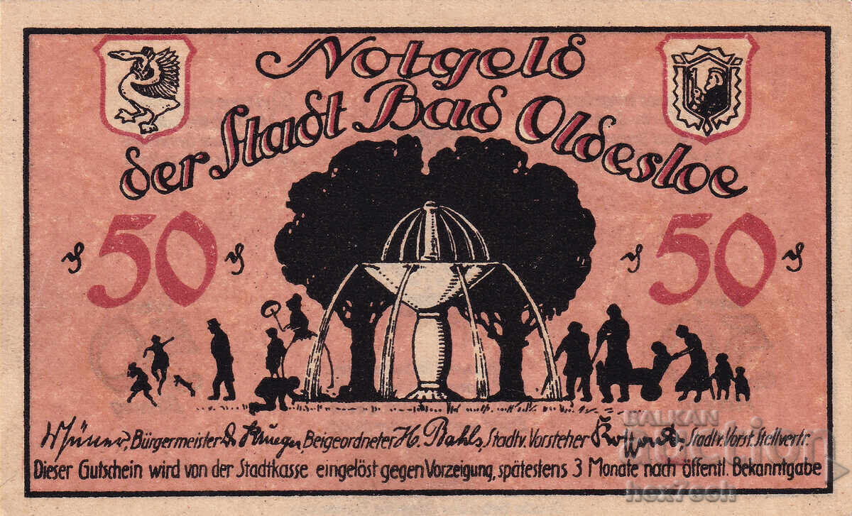 ❤️ Germania Bad Oldesloe 1914-1924 50 pfennig UNC noua ❤️ cu preț € 2.20 | 4.30 BGN ❤️ Germania Bad Oldesloe 1914-1924 50 pfennig UNC noua ❤️ cu preț € 2.20 | 4.30 BGN