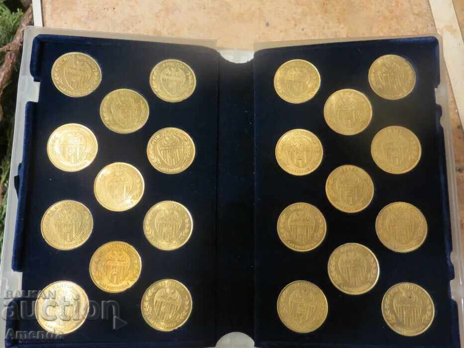 Συλλεκτικά νομίσματα ποδοσφαίρου "Βαλένθια" με τιμή € 56.24 | 110.00 BGN