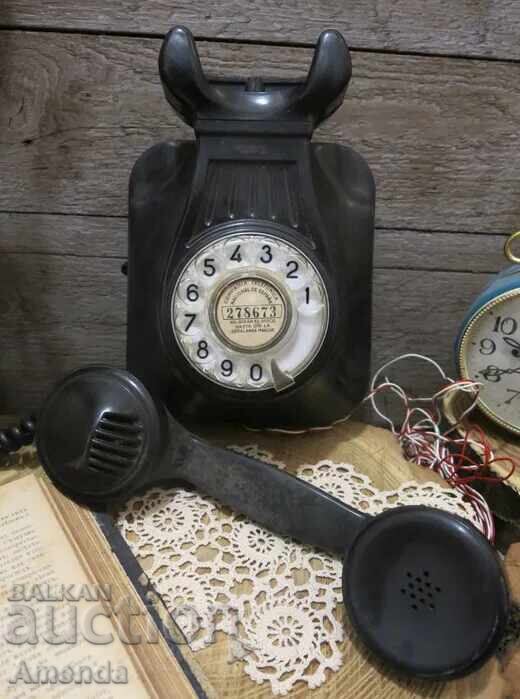 Livrarea Telefon de perete din bachelită