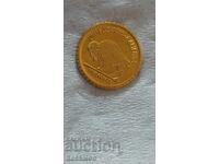 Златна Възпоменатална малка монета от САЩ 5 Цента 1913 годин