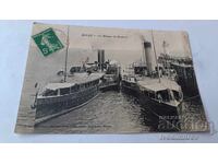 Пощенска картичка Royan Les Bateaux de Bordeaux