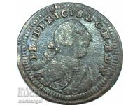 Бранденбург-Байрут 1 кройцер 1750 Германия Фридрих II билон