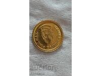 Reproducere mică comemorativă de aur 1 Neuw penny 1978