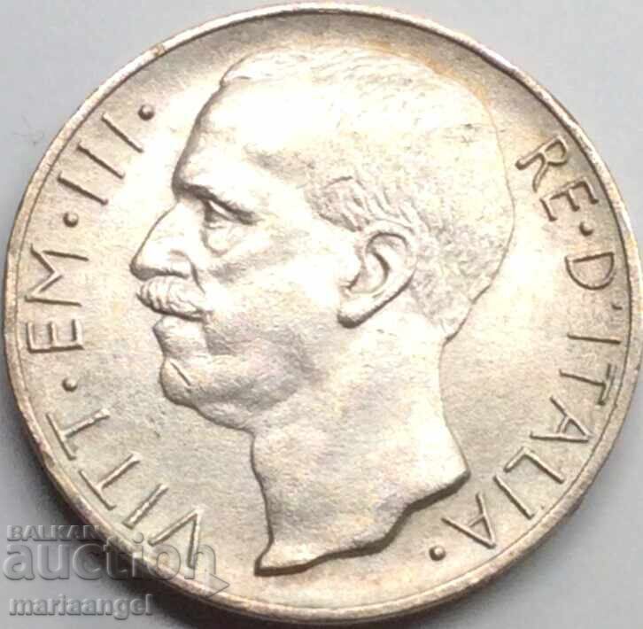 10 лири 1927 Италия **FERT** сребро Патина с цена € 35.00 | 68.45 лв.