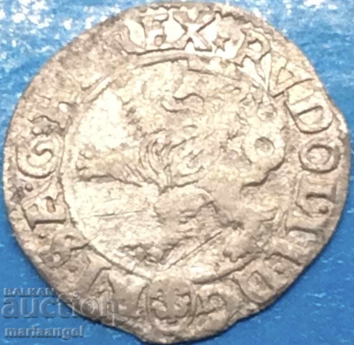1 Groschen 1600 Austria Rudolf II Small Silver - 7