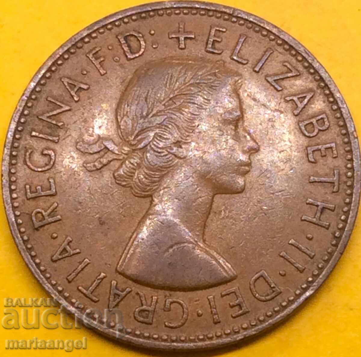 Marea Britanie 1 Penny 1962 30 mm Bronz 2 - 5