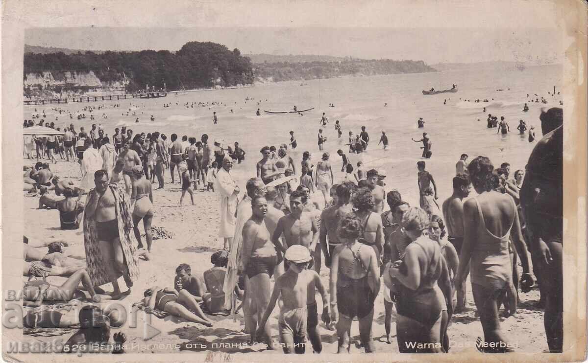 193?-VARNA-RARE CARD-BEACH AND SEA BATHS-56
