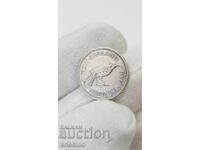 Monedă de argint de colecție 6 pence 1946 Noua Zeelandă