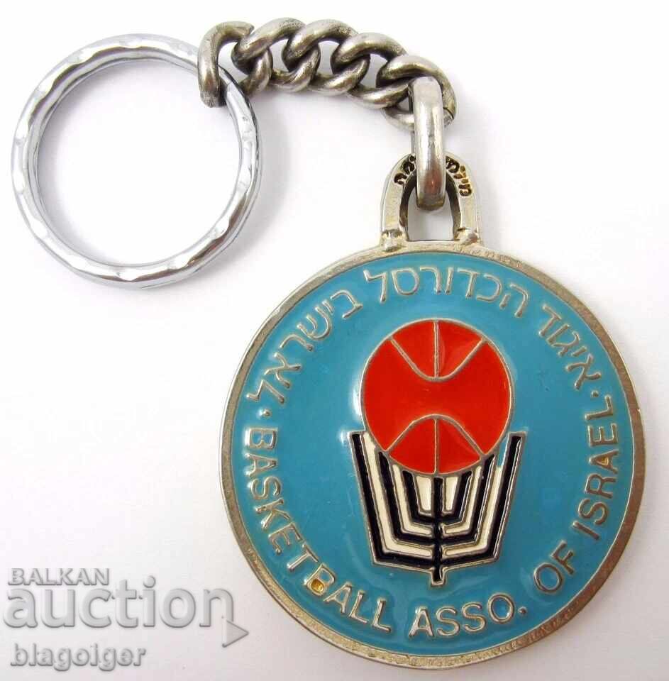 Israel Basketball Federation - Keyring - Enamel with price € 6.50 | 12.71 BGN