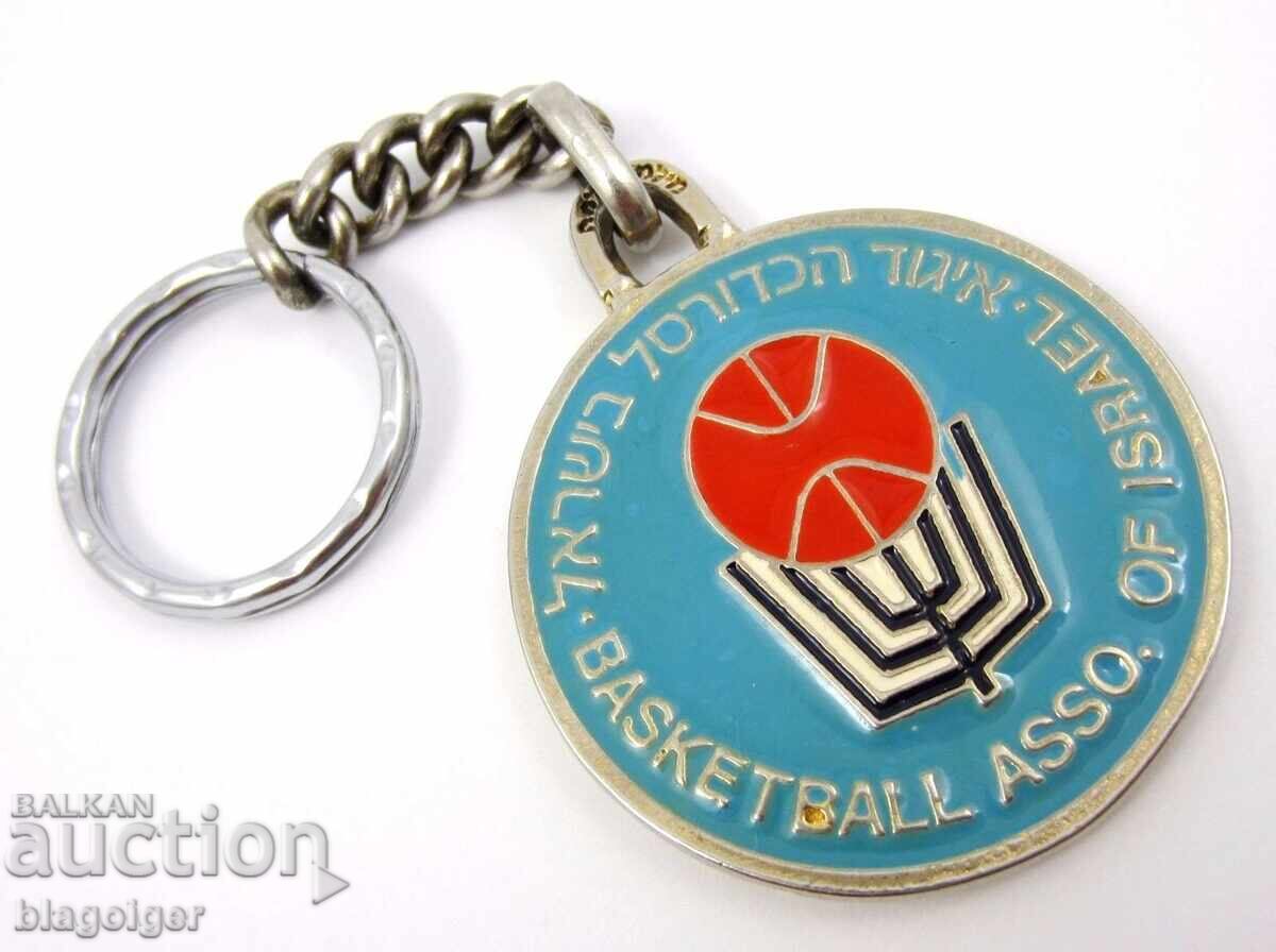Israel Basketball Federation - Keyring - Enamel