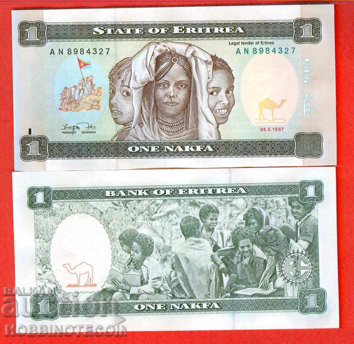 ERITREEA ERITREA 1 NAKFA emisiune - issue 1997 NOUĂ UNC ERITREEA ERITREA 1 NAKFA emisiune - issue 1997 NOUĂ UNC