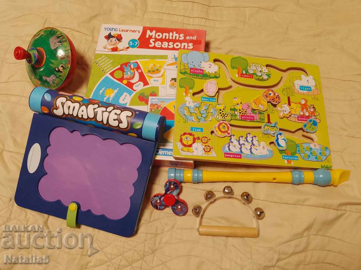 Games and various activities + drawing board Games and various activities + drawing board