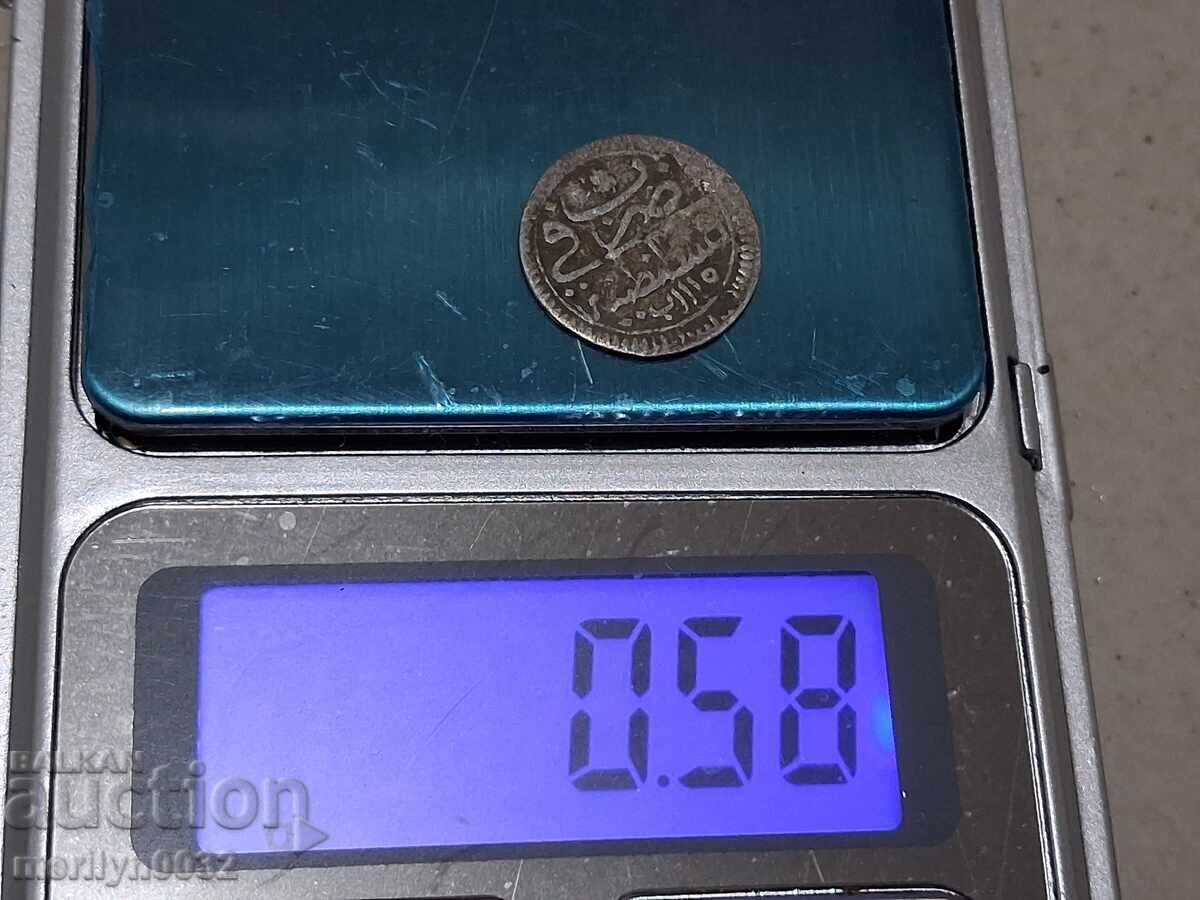 Silver Ottoman Akce Coins, 9 pcs, no holes, silver - 5