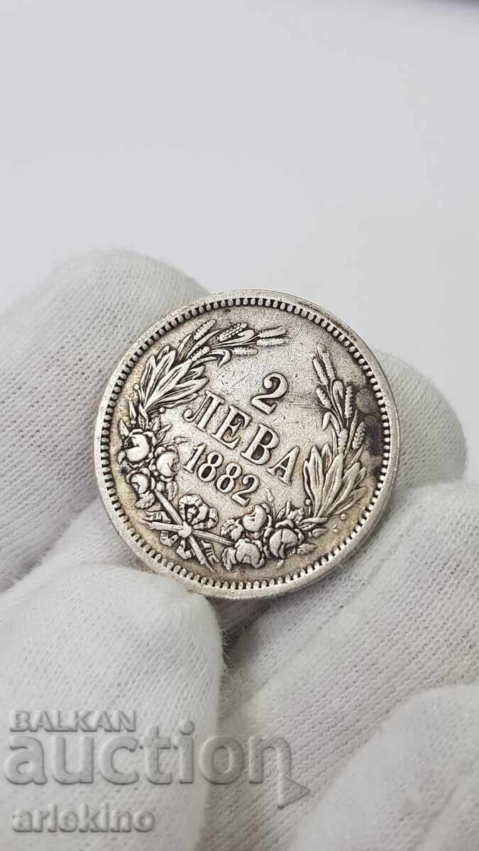 Συλλεκτικό ασημένιο νομίσμα βασιλιά 2 λέβα 1882 με τιμή € 23.00 | 44.98 BGN Συλλεκτικό ασημένιο νομίσμα βασιλιά 2 λέβα 1882 με τιμή € 23.00 | 44.98 BGN