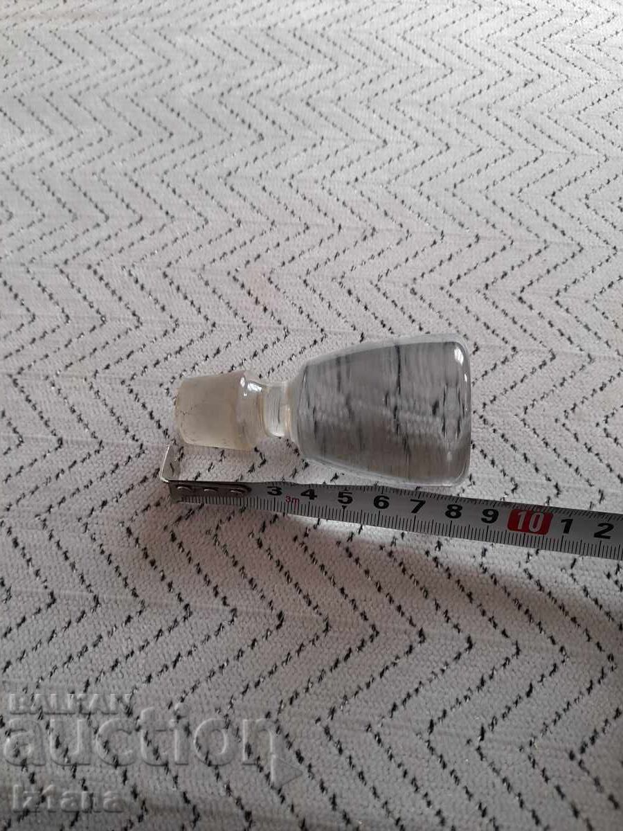 Παλιό γυάλινο πώμα, τάπα για καράφα - 5