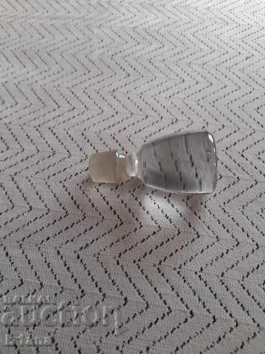 Παλιό γυάλινο πώμα, τάπα για καράφα