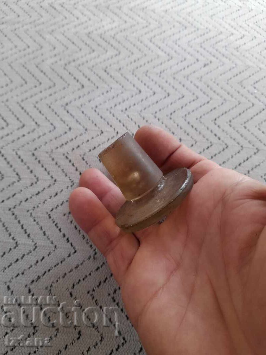 Old glass stopper, cork for a carafe with price € 7.00 | 13.69 BGN