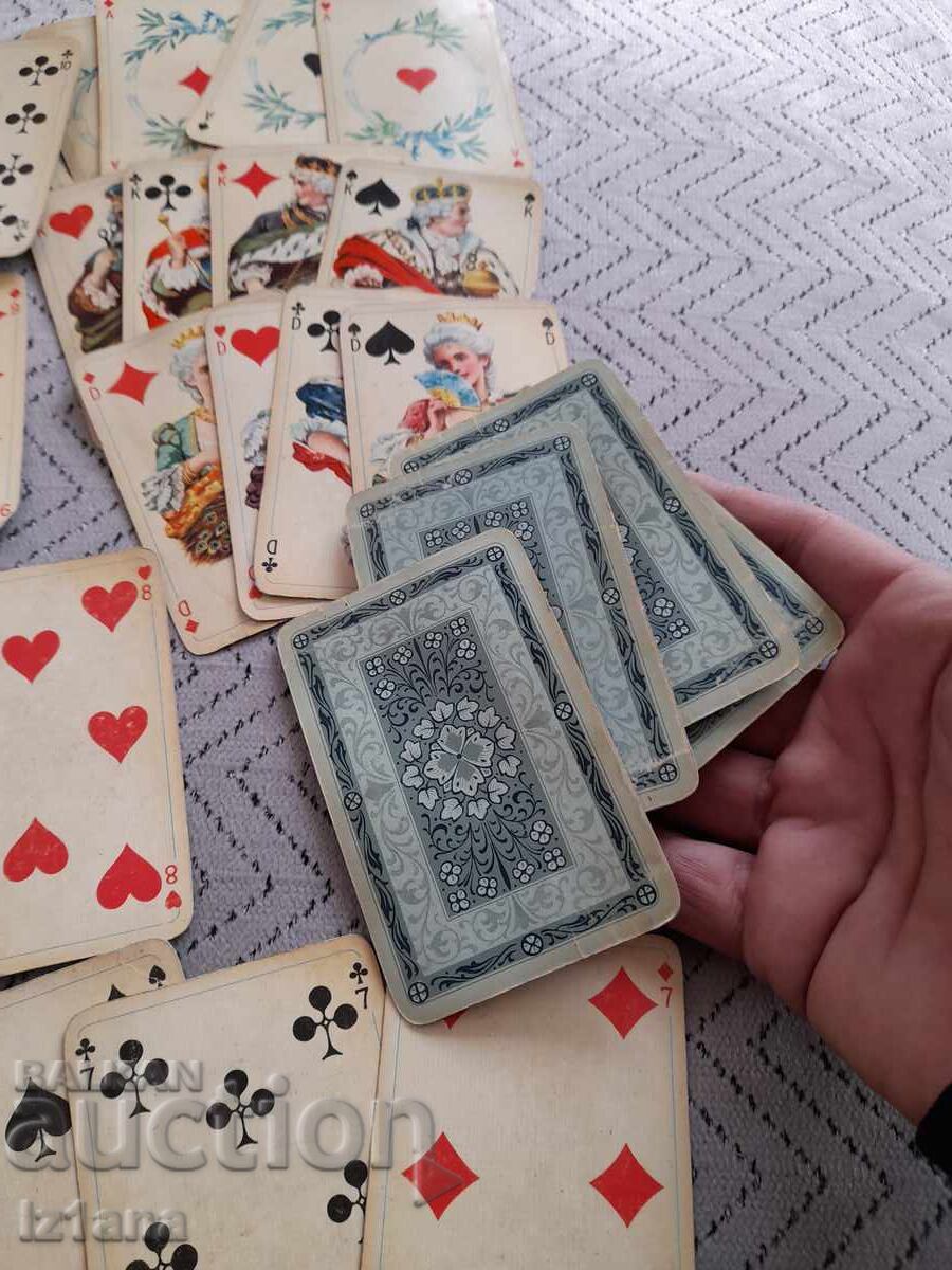 Cărți de joc vechi Coeur - 6