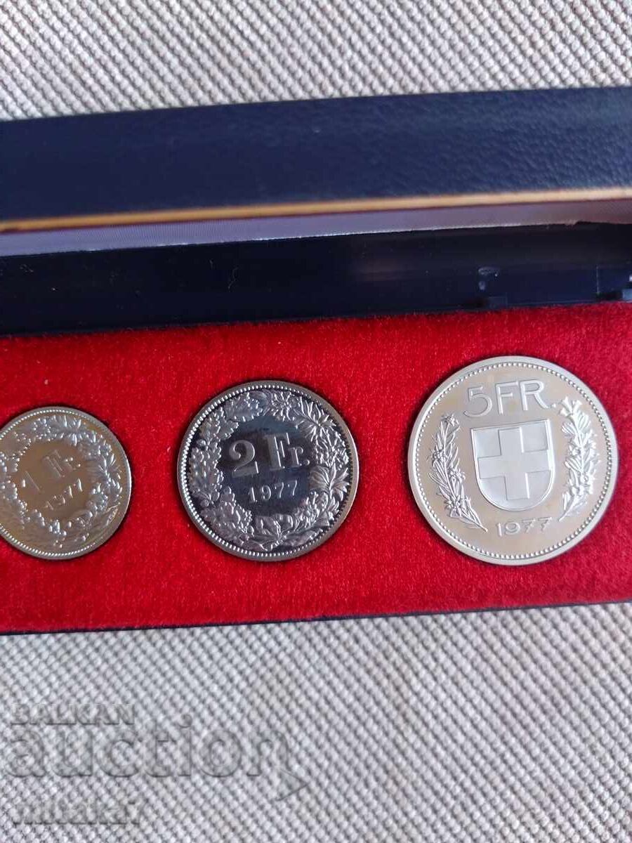 Licitație Set monede 1977, Elveția