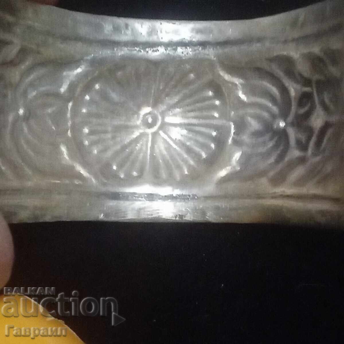 Licitație Brățară veche renascentistă forjată argint sacean Licitație Brățară veche renascentistă forjată argint sacean