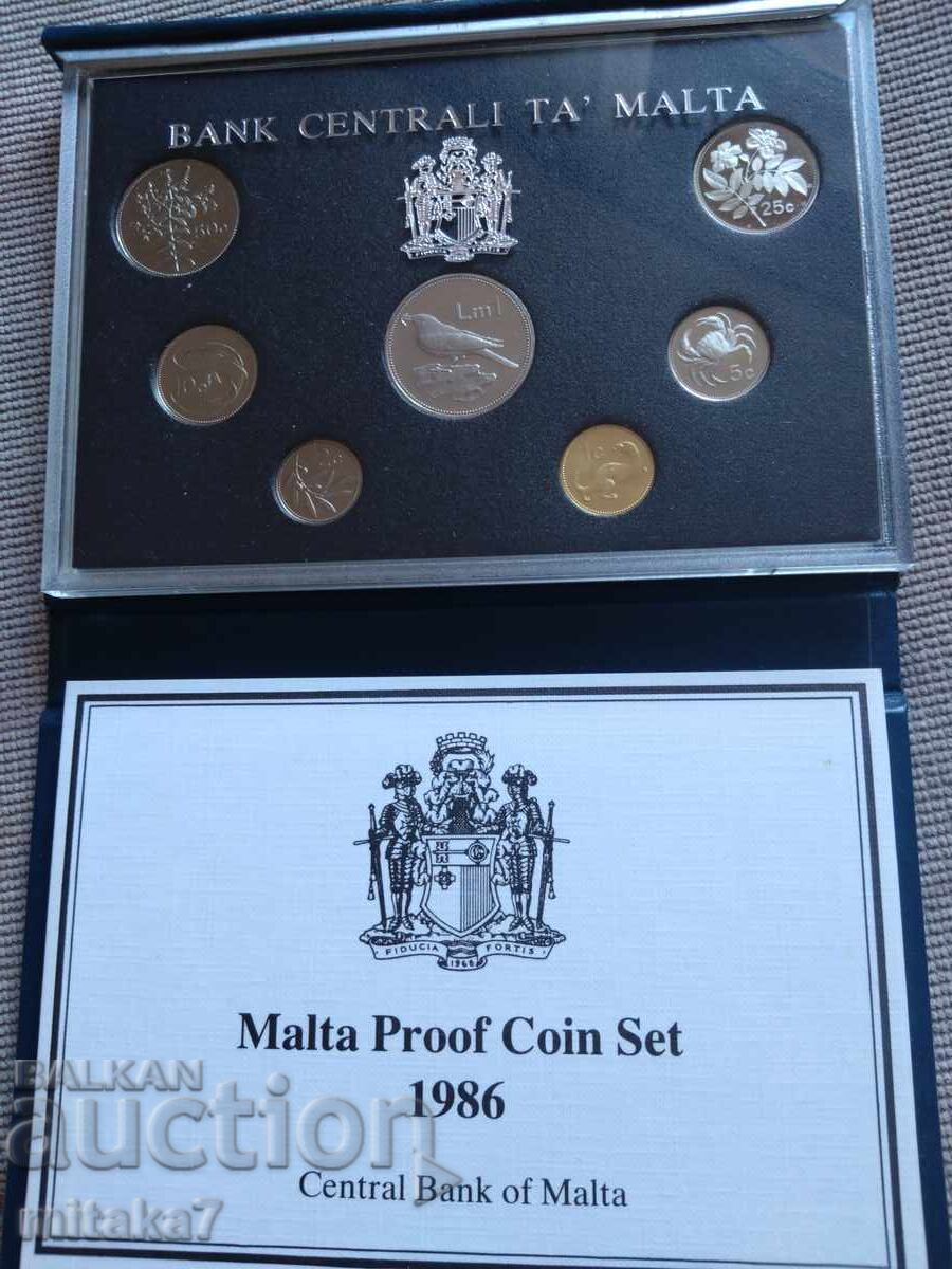 Set de monede 1986, Malta cu preț € 44.00 | 86.06 BGN Set de monede 1986, Malta cu preț € 44.00 | 86.06 BGN