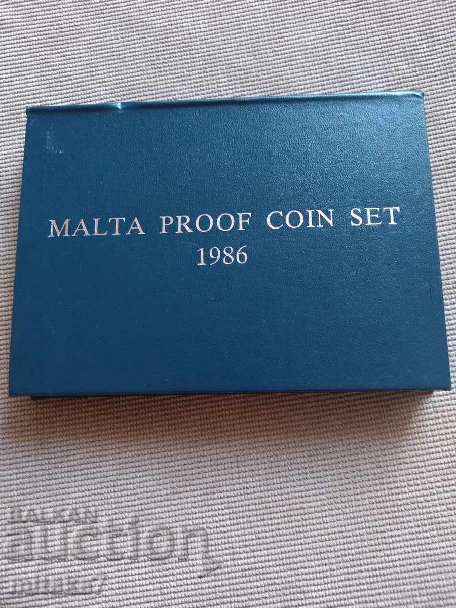 Set de monede 1986, Malta Set de monede 1986, Malta