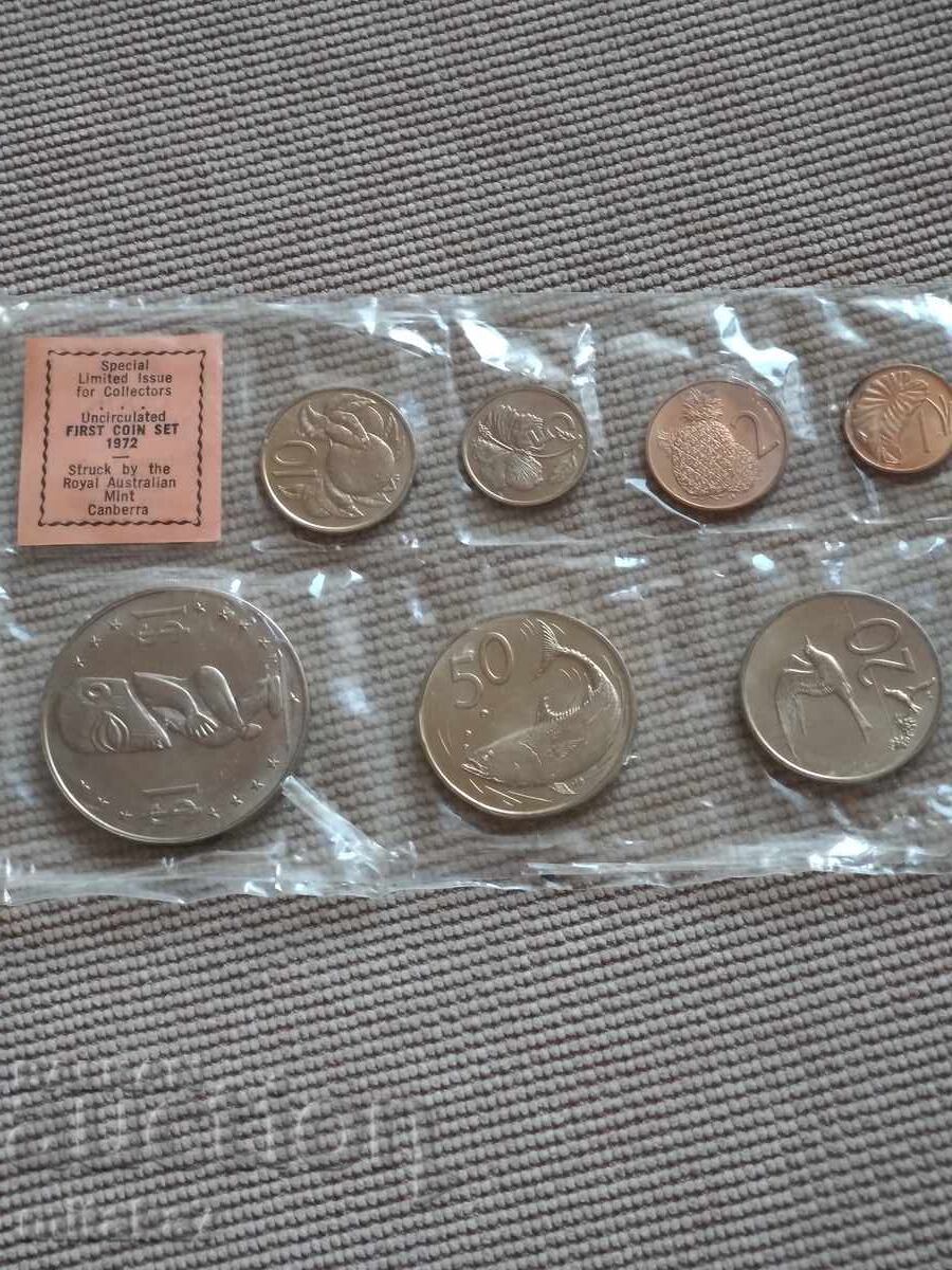 Δημοπρασία Σετ νομισμάτων 1972, Νήσοι Κουκ Δημοπρασία Σετ νομισμάτων 1972, Νήσοι Κουκ