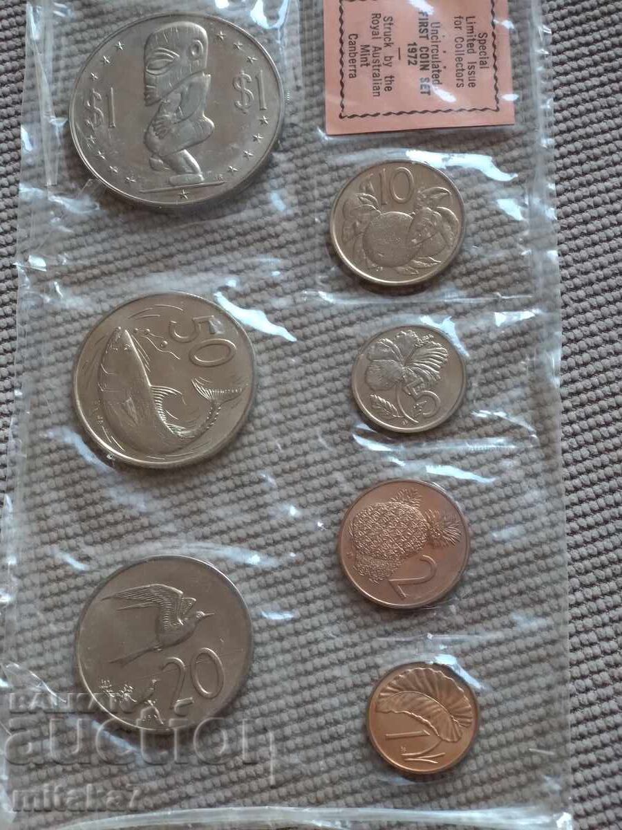 Παράδοση Σετ νομισμάτων 1972, Νήσοι Κουκ Παράδοση Σετ νομισμάτων 1972, Νήσοι Κουκ