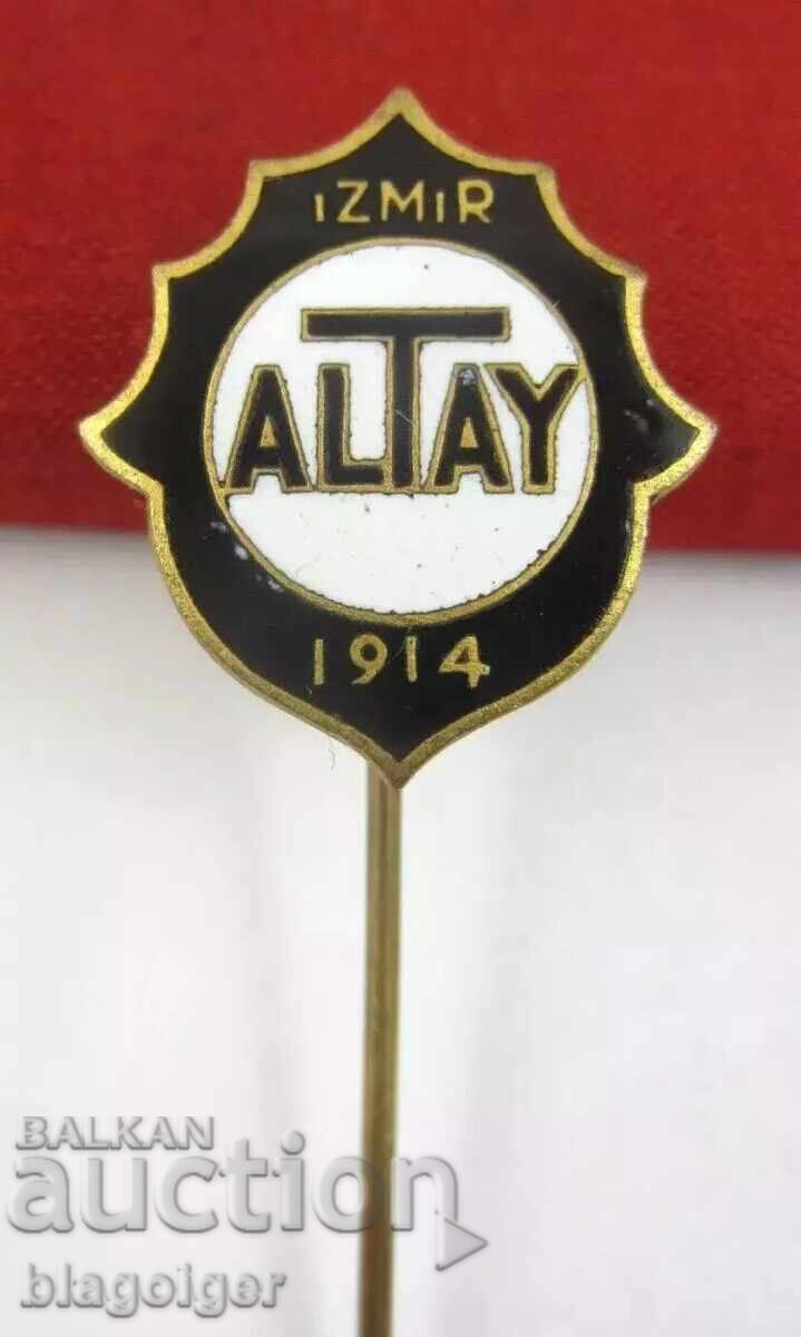 ФК АЛТАЙ ИЗМИР-СТАРА ЗНАЧКА-ЕМАЙЛ-ИЛИЯ ГРУЕВ