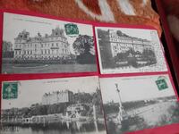 4 buc. cărți poștale vechi Franța