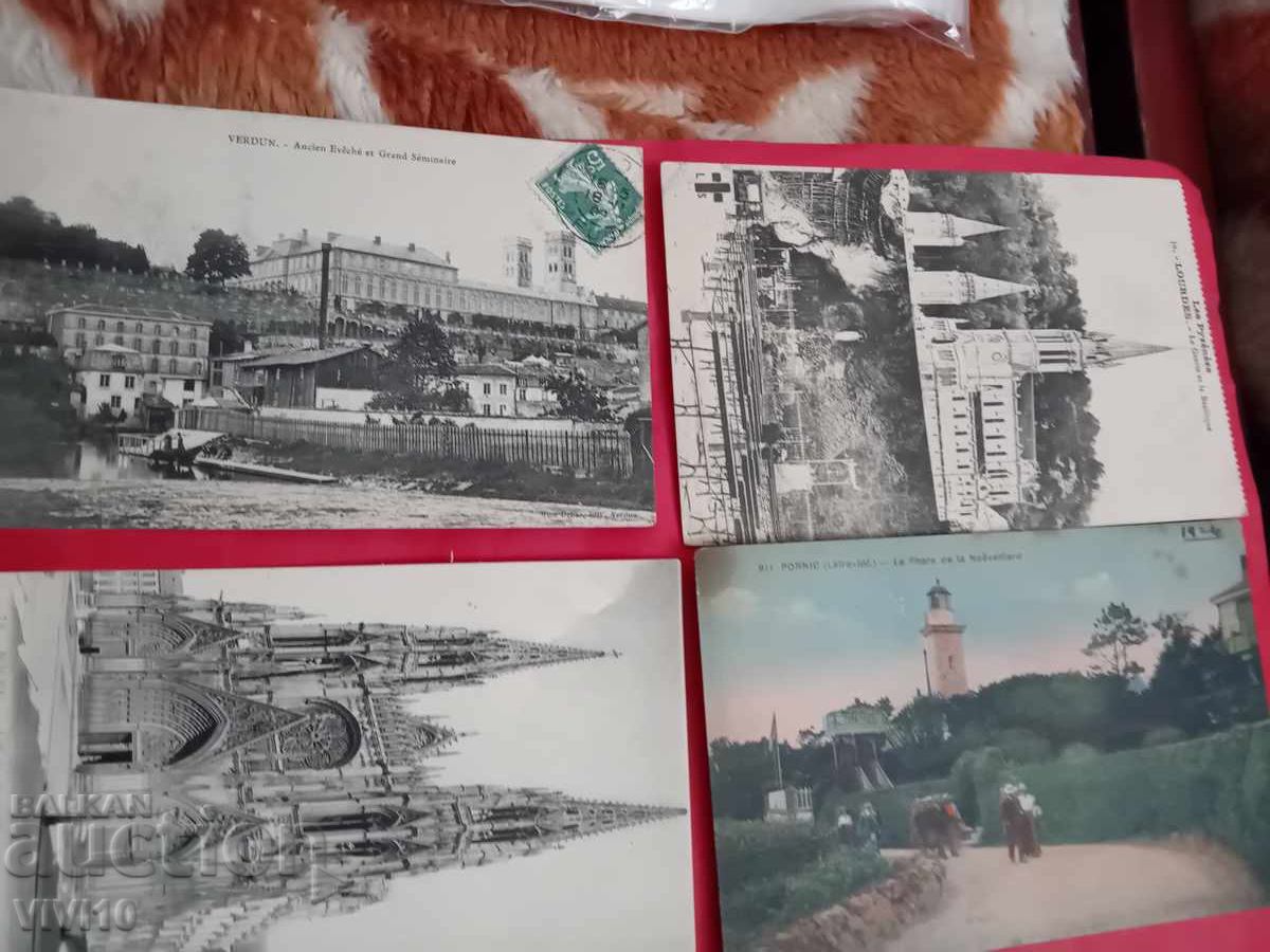 4 τμχ παλαιές καρτ ποστάλ Γαλλία