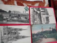 4бр старинни картички Франция