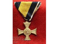 ЦАРСКИ ОРДЕН 10Г.ОТЛИЧНА СЛУЖБА,знак,медал,отличие