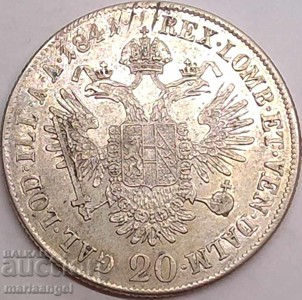 Delivery of 1 Florin 1888 Austria .900 Fine Silver Franz Joseph