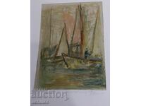 Картина Петър Ненов морска буря