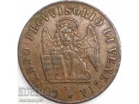 1 centesimo 1849 Italia Veneția - denumire rară „One”