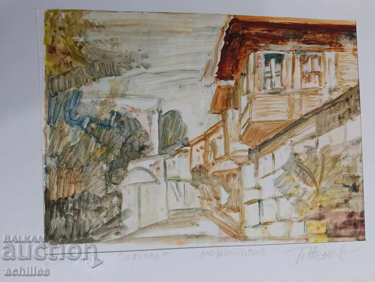 Πίνακας Πέταρ Νένοφ, το παλιό Σωζόπολη Πίνακας Πέταρ Νένοφ, το παλιό Σωζόπολη