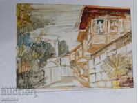 Картина Петър Ненов старият Созопол